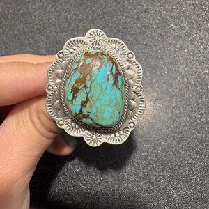 Royston Turquoise Adjustable Ring